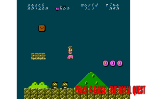 Peach & Daisy - The Royal Quest (Alpha) (SMB1 Hack) [a1] Cover